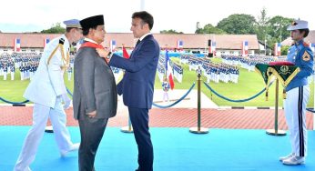 Presiden Prancis Anugerahkan Légion d’Honneur kepada Prabowo