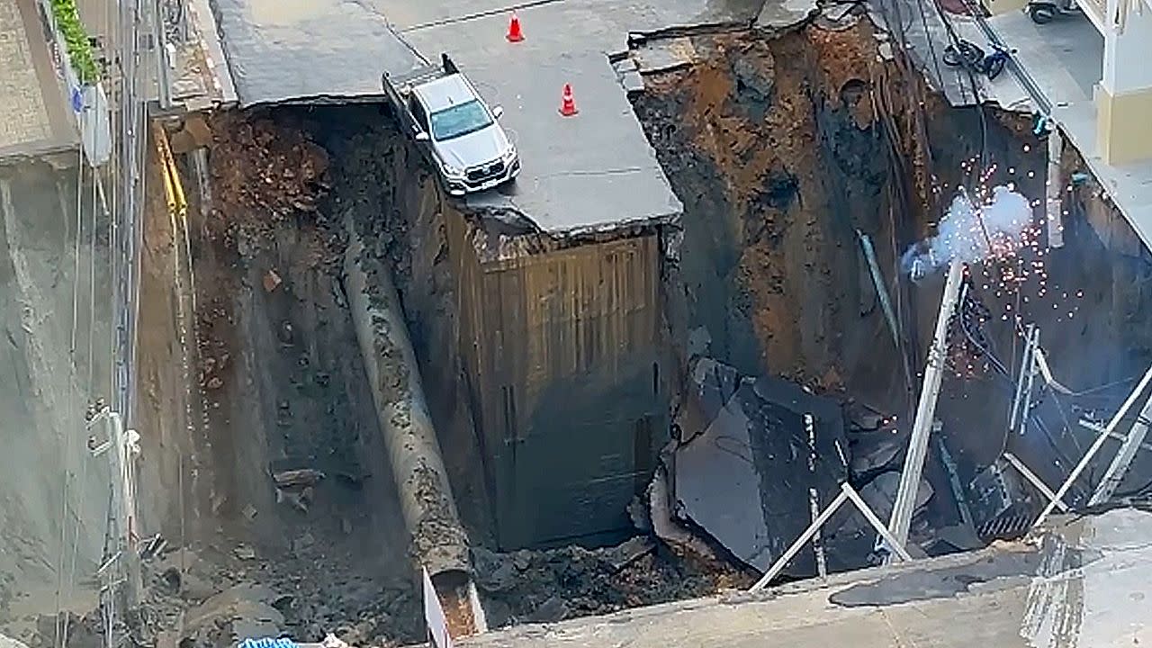 sinkhole bangkok