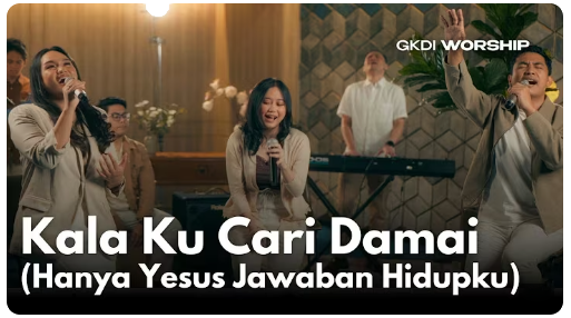 kalau ku cari damai dalam yesus